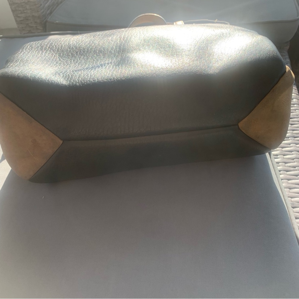 Marc Jacobs Spot On Colorblocked Large Satchel black and brown - Picture 9 of 14
